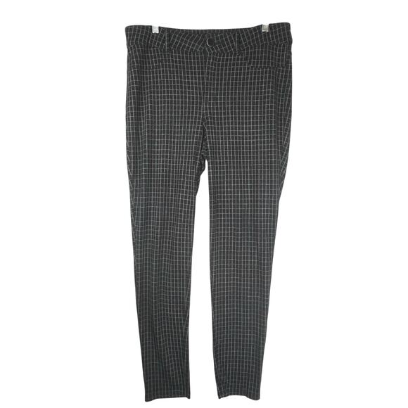 Seven7 Pants - Seven7 Windowpane plaid pants in black/white, size 14, EUC